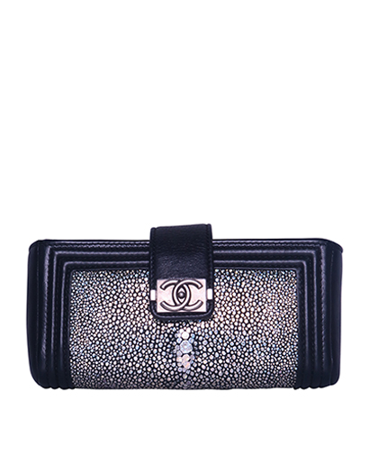 Chanel Boy Mini Phone Pouch, front view